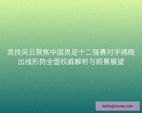 竞技风云聚焦中国男足十二强赛对手揭晓出线形势全面权威解析与前景展望
